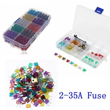 100Pcs 10 Gauge Blade Fuse Set Assortment Kit Micro Mini Standard Blade Fuse Holder Box Set for Car Auto Truck SUV Keenso 100Pcs 10 Gauge Blade Fuse Set Assortment Kit Micro Mini Standard Blade Fuse Holder Box Set for Car Auto Truck SUV Keenso